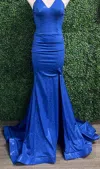 Jessica Angel Prom Gown In B'dazzle Royal-royal In Multi