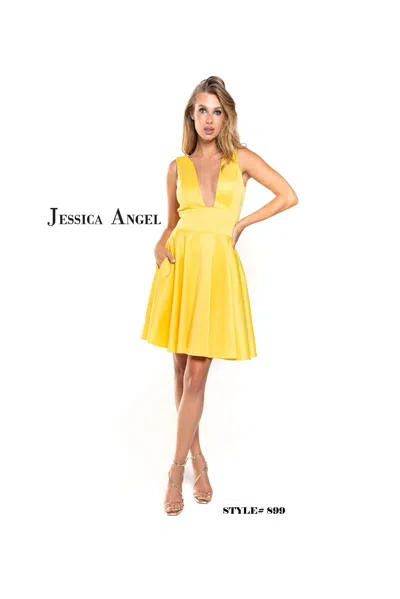 Jessica Angel Short Sleeveless Cocktail Dress 899 In Multi