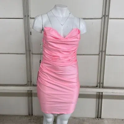 Pre-owned Jessica Angel Strapless Mini Dress Women's Size Xl Pink