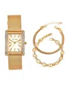 Jessica Carlyle Women's Gold Tone Metal Alloy Analog Watch, 23mm In Gold Tone