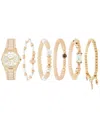 Jessica Carlyle Women's Matte Beige Silicone Strap Analog Watch, 35mm In Matte Beige
