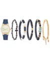 Jessica Carlyle Women's Matte Navy Silicone Strap Analog Watch, 35mm In Matte Navy