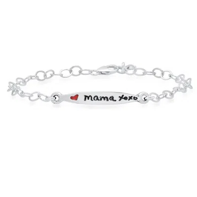 Jessica Elliot Women's Colorful Words Enamel Bracelets - Mama In Sterling In Silver