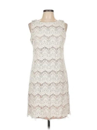 Pre-owned Jessica H Cocktail Dress In White