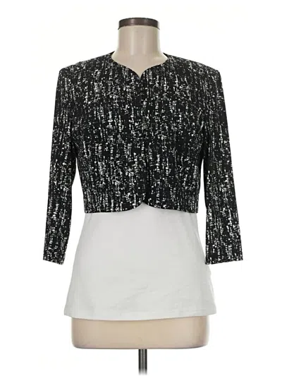 Pre-owned Jessica Howard 3/4 Sleeve T-shirt In Silver
