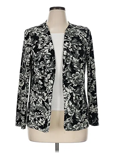 Pre-owned Jessica Howard Blazer Jacket In Black