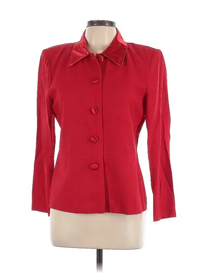 Pre-owned Jessica Howard Blazer Jacket In Red