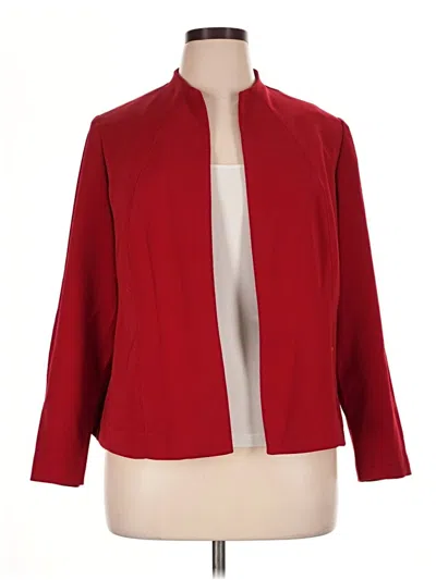 Pre-owned Jessica Howard Blazer Jacket In Red
