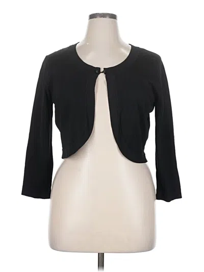 Pre-owned Jessica Howard Cardigan Sweater In Black