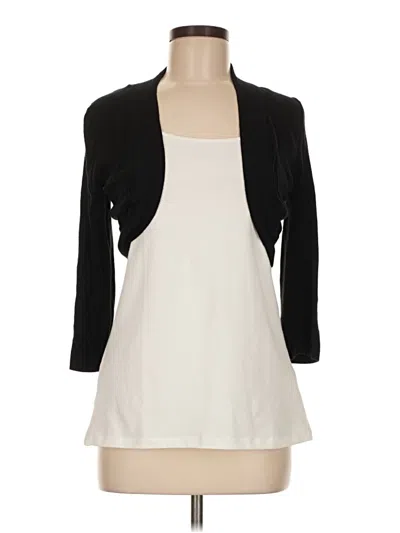 Pre-owned Jessica Howard Cardigan Sweater In Black