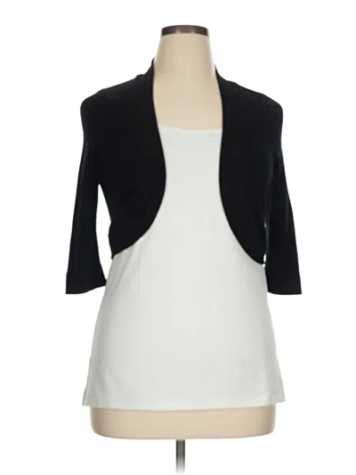 Pre-owned Jessica Howard Cardigan Sweater In Black