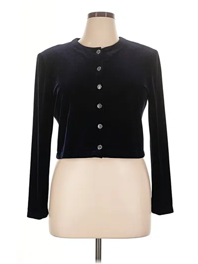 Pre-owned Jessica Howard Cardigan Sweater In Black