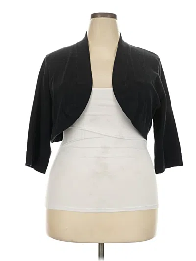 Pre-owned Jessica Howard Cardigan Sweater In Black