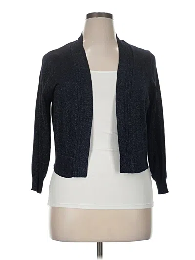 Pre-owned Jessica Howard Cardigan Sweater In Blue