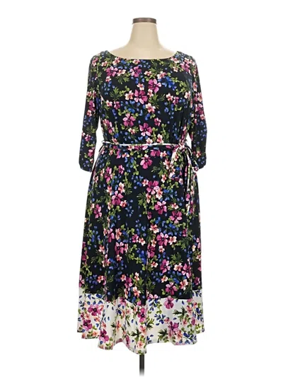 Pre-owned Jessica Howard Casual Dress In Black