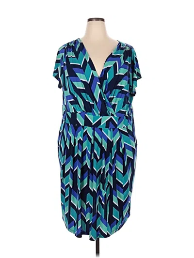 Pre-owned Jessica Howard Casual Dress In Blue