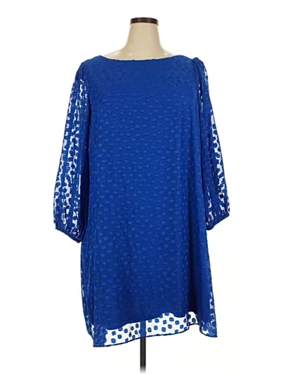 Pre-owned Jessica Howard Casual Dress In Blue