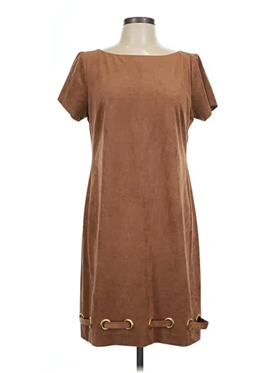 Pre-owned Jessica Howard Casual Dress In Brown