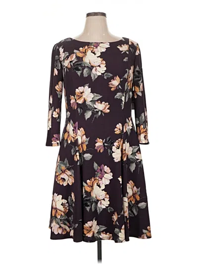 Pre-owned Jessica Howard Casual Dress In Brown