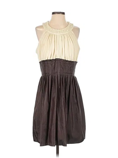 Pre-owned Jessica Howard Casual Dress In Brown