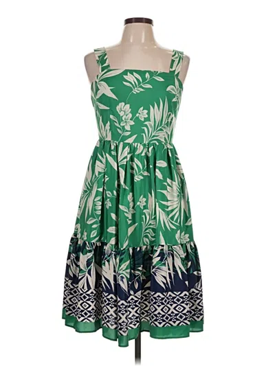 Pre-owned Jessica Howard Casual Dress In Green