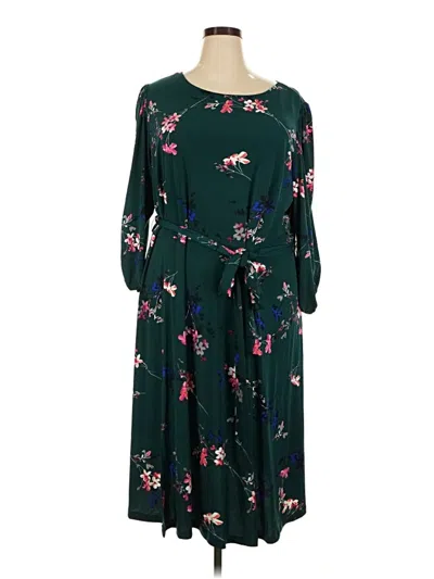 Pre-owned Jessica Howard Casual Dress In Green