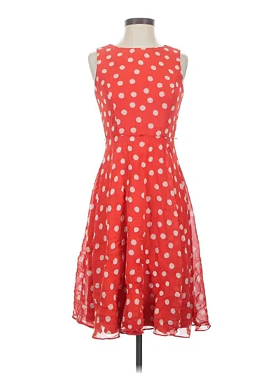 Pre-owned Jessica Howard Casual Dress In Red