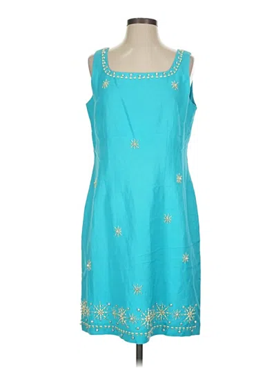 Pre-owned Jessica Howard Casual Dress In Teal