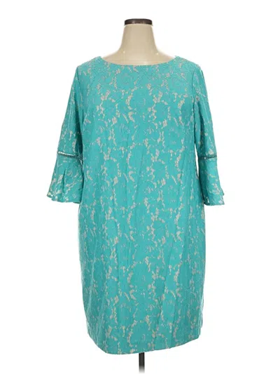 Pre-owned Jessica Howard Casual Dress In Teal
