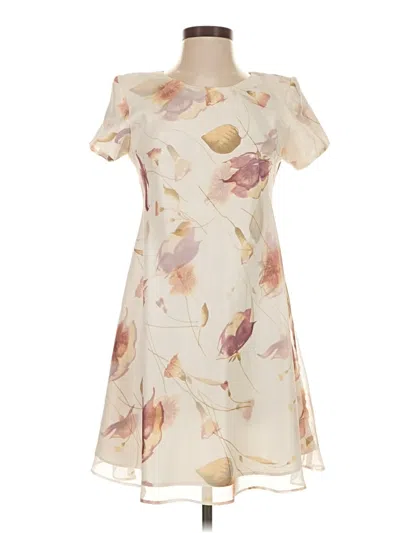 Pre-owned Jessica Howard Casual Dress In White