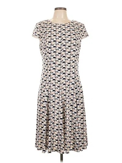 Pre-owned Jessica Howard Casual Dress In White