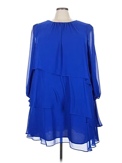 Pre-owned Jessica Howard Cocktail Dress In Blue