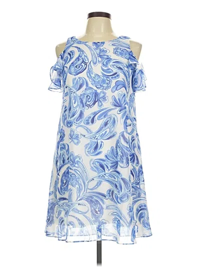 Pre-owned Jessica Howard Cocktail Dress In Blue