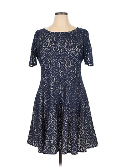 Pre-owned Jessica Howard Cocktail Dress In Blue