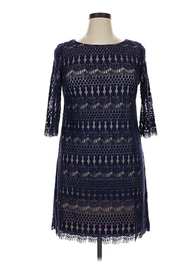 Pre-owned Jessica Howard Cocktail Dress In Blue