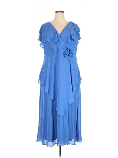 Pre-owned Jessica Howard Cocktail Dress In Blue