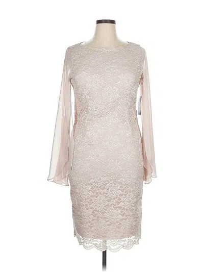 Pre-owned Jessica Howard Cocktail Dress In Brown