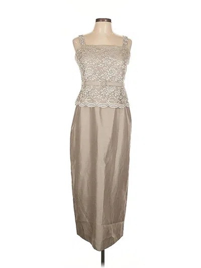 Pre-owned Jessica Howard Cocktail Dress In Brown