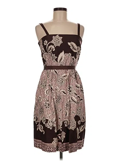 Pre-owned Jessica Howard Cocktail Dress In Brown