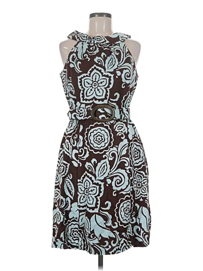 Pre-owned Jessica Howard Cocktail Dress In Brown