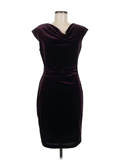 Pre-owned Jessica Howard Cocktail Dress In Burgundy