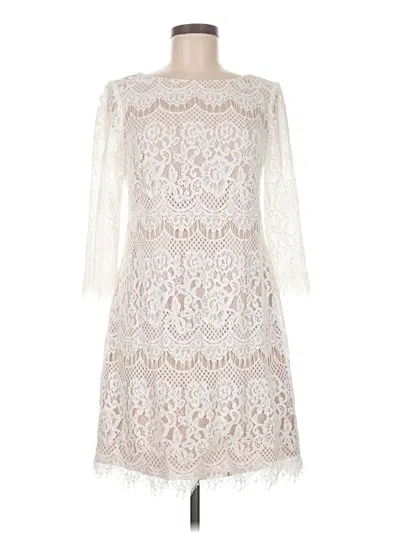 Pre-owned Jessica Howard Cocktail Dress In Ivory
