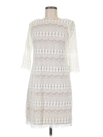Pre-owned Jessica Howard Cocktail Dress In Ivory