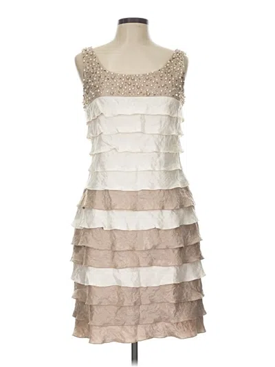 Pre-owned Jessica Howard Cocktail Dress In Ivory