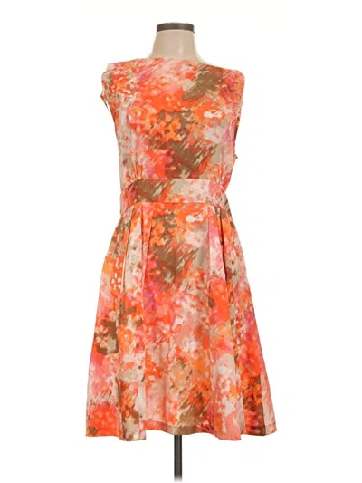 Pre-owned Jessica Howard Cocktail Dress In Orange