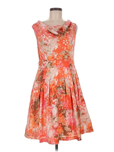 Pre-owned Jessica Howard Cocktail Dress In Orange