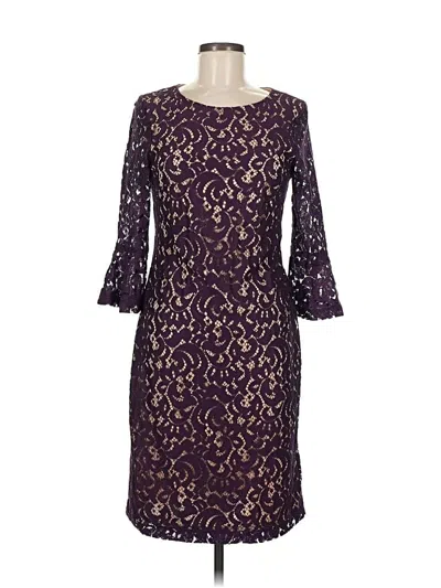 Pre-owned Jessica Howard Cocktail Dress In Purple