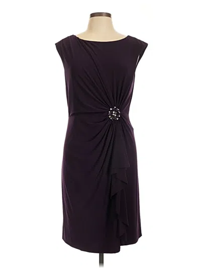 Pre-owned Jessica Howard Cocktail Dress In Purple