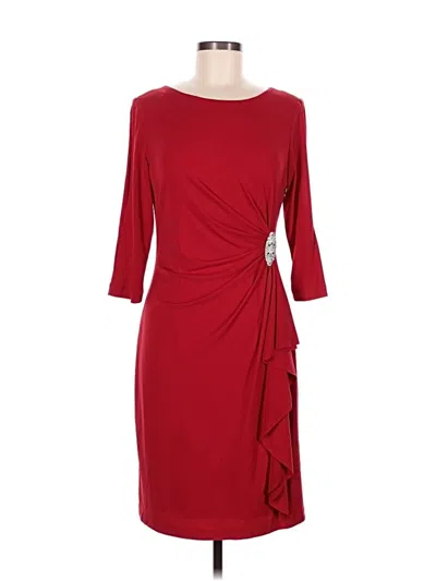 Pre-owned Jessica Howard Cocktail Dress In Red