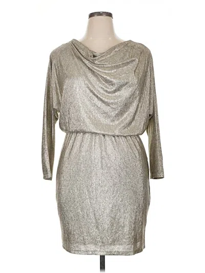 Pre-owned Jessica Howard Cocktail Dress In Silver